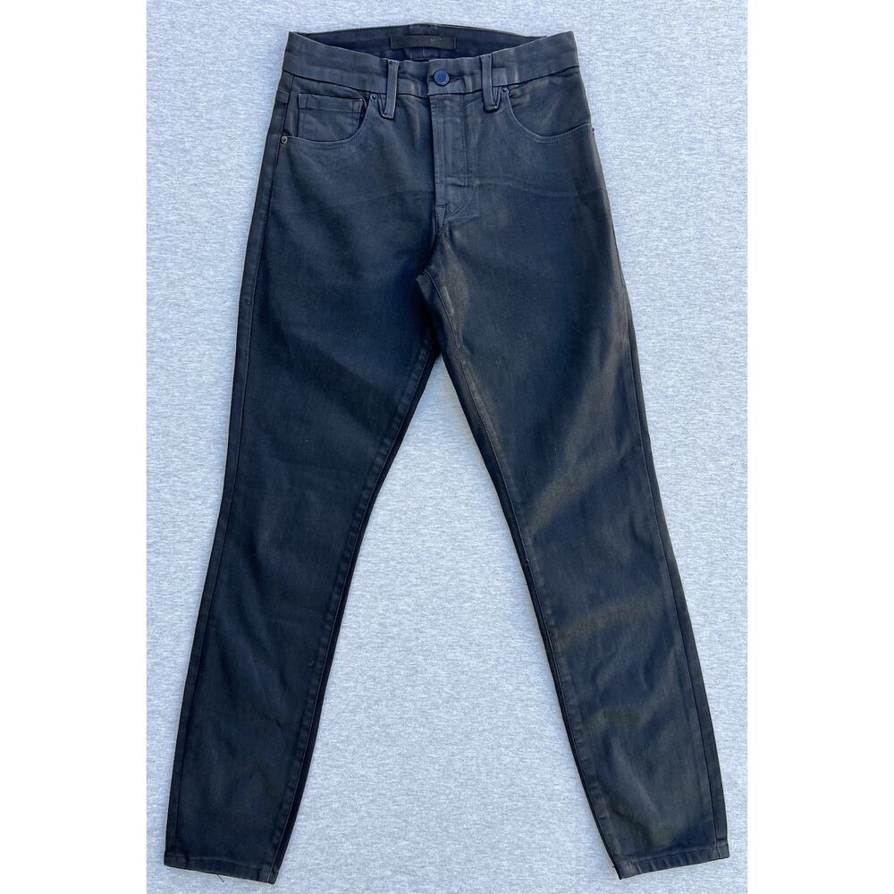 JOE’S Jeans The Hi Honey Slim Straight Black Coated Jeans Women's Size 27 NWT